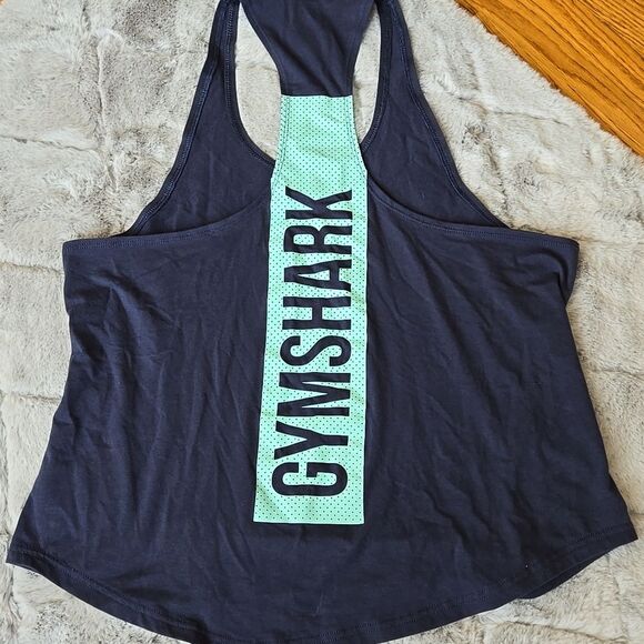 Gymshark Blue Racerback Athletic Tank Top, Women's Large, Great Condition - Picture 8 of 8